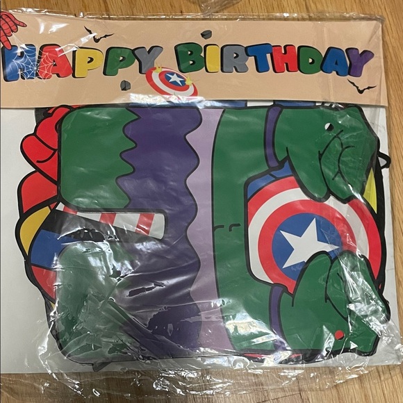 Superhero Birthday Banner - Picture 2 of 3